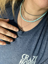 Load image into Gallery viewer, Silver Plated Paperclip Chain Choker – 14” + Extender