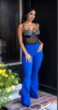 Load image into Gallery viewer, Fiona High Waisted Bell Bottom Flare Jeans - Royal Blue