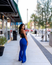 Load image into Gallery viewer, Fiona High Waisted Bell Bottom Flare Jeans - Royal Blue