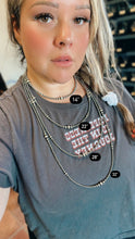 Load image into Gallery viewer, 32 inch graduated Sterling Silver Pearls necklace