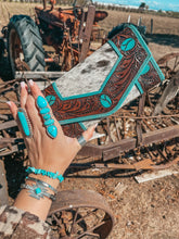 Load image into Gallery viewer, Turquoise Vibes Wallet a Haute Southern Hyde by Beth Marie Exclusive