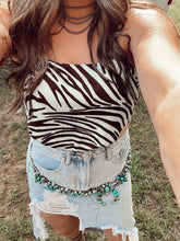 Load image into Gallery viewer, The Henley Zebra Top