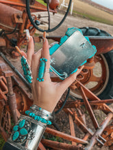 Load image into Gallery viewer, Turquoise Natural Stone Belt Buckle