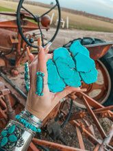 Load image into Gallery viewer, Turquoise Natural Stone Belt Buckle