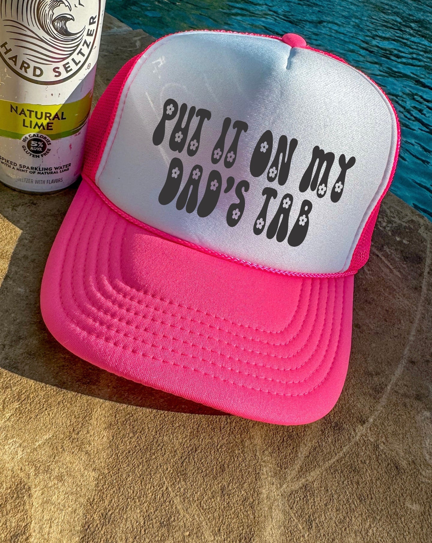 Put it on my dads tab trucker hat