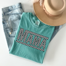 Load image into Gallery viewer, Mama Checkered Tee - Comfort Colors