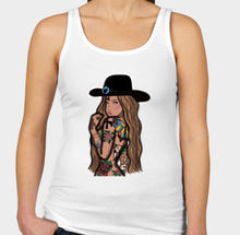 Load image into Gallery viewer, Thunderbird Brand- Tattoo’d Cowgirl Tank Top