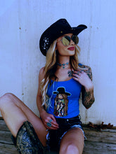 Load image into Gallery viewer, Thunderbird Brand- Tattoo’d Cowgirl Tank Top