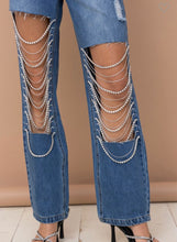 Load image into Gallery viewer, Rowdy Rhinestone Jeans